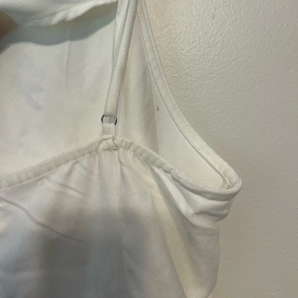 NWT Pretty Little Thing white cowl neck strappy midi dress - Picture 7 of 9